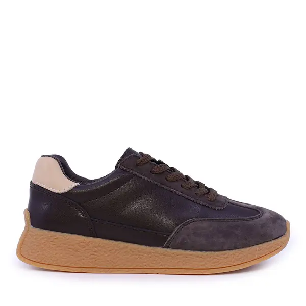 Sneakers femei Benvenuti maro din piele 1992DP0062M