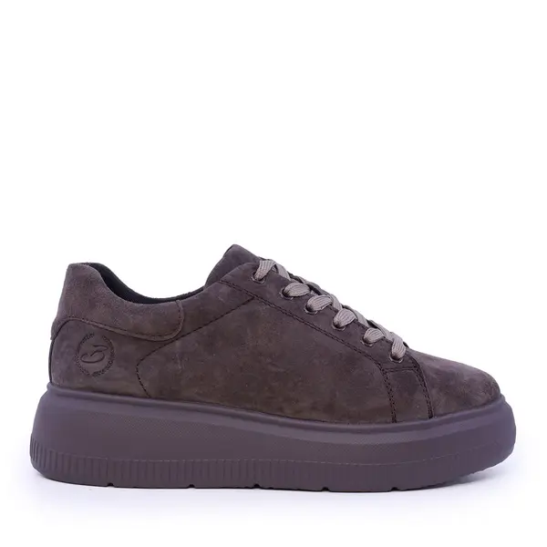 Sneakers femei Benvenuti maro din piele întoarsă 1992DP6643VM