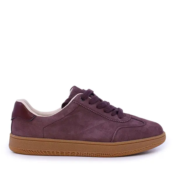 Sneakers femei Benvenuti mov din piele întoarsă 1992DP6655VMO