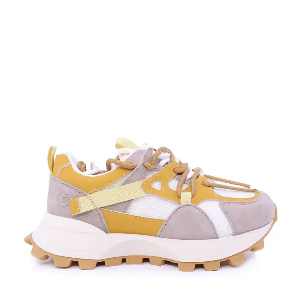 Sneakers femei Benvenuti multi bej din piele întoarsă și textil 1991DP0490VBE
