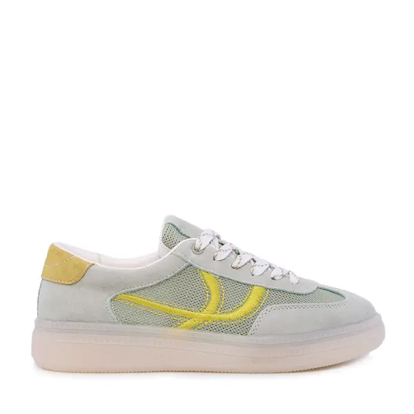 Sneakers femei Enzo Bertini verde din piele întoarsă și textil 2131DPF0650VV