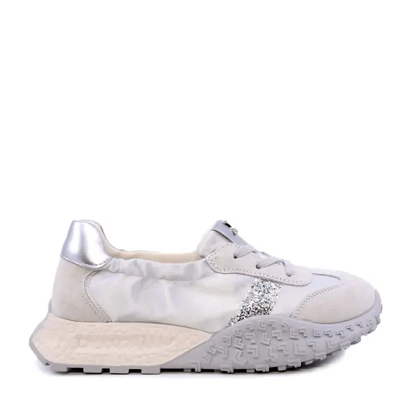 Sneakers femei Luca di Gioia gri din piele întoarsă și textil 1291DP4300VGR