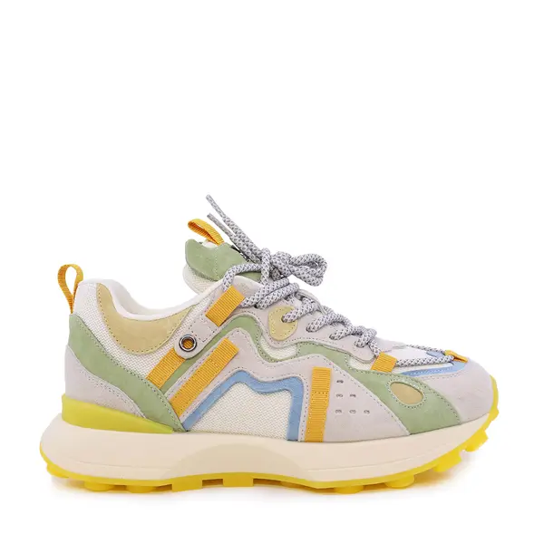 Sneakers femei Luca di Gioia multicolori din piele întoarsă și textil 1291DP1110VG