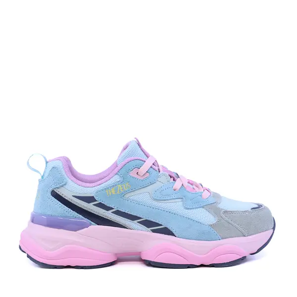 Sneakers femei Thezeus multicolor din piele întoarsă și textil 3731DPS3211VAZ