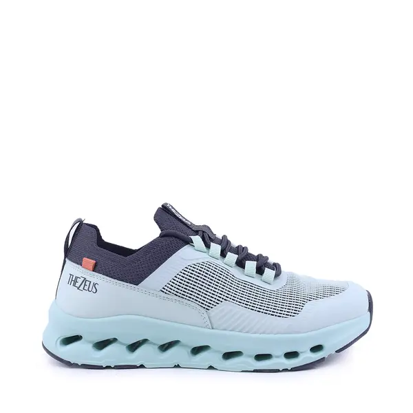 Sneakers femei Thezeus verzi din piele și material textil 2491DPS31781V