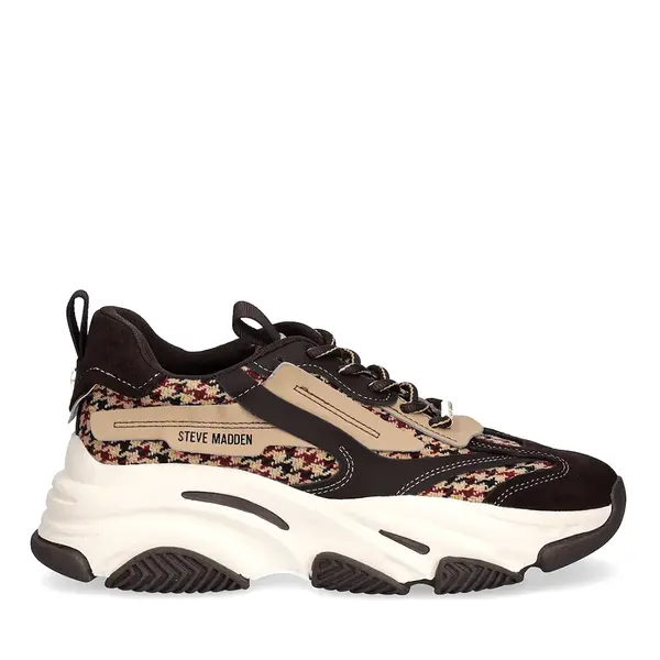 Sneakers Steve Madden Possesion maro din piele și textil 1460DPPOSSESSION-EVMP
