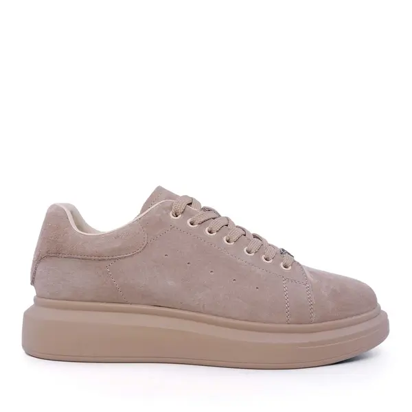 Sneakers ușori bărbați Benvenuti bej din piele întoarsă 3851BP311VBE