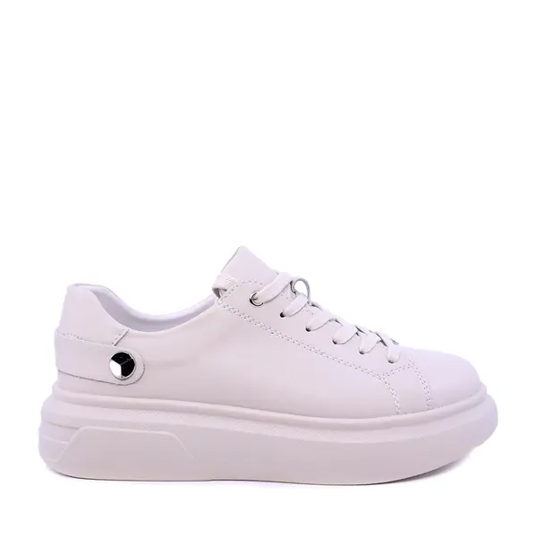 Sneakers ușori femei Benvenuti bej din piele 1991DP2410BE