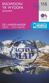 Snowdon & Caernarfon. February 2016 ed, Sheet Map/Ordnance Survey
