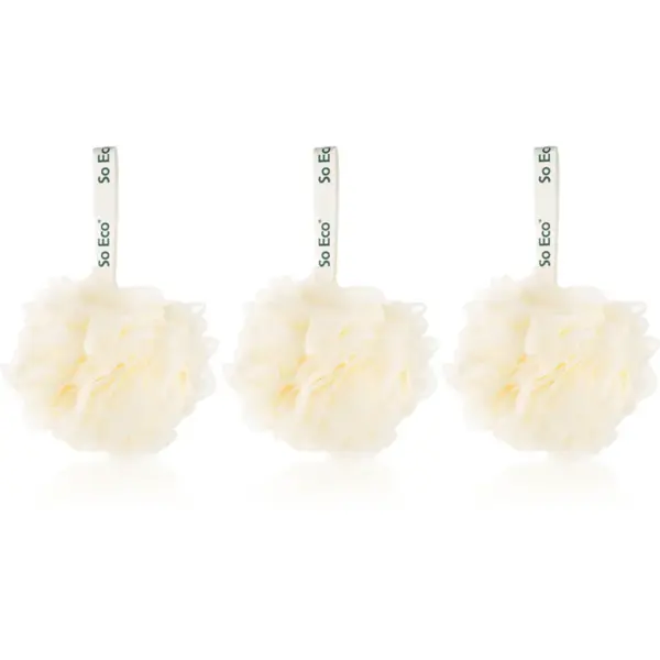 So Eco Bath & Shower Pouf burete pentru spalare 3 buc