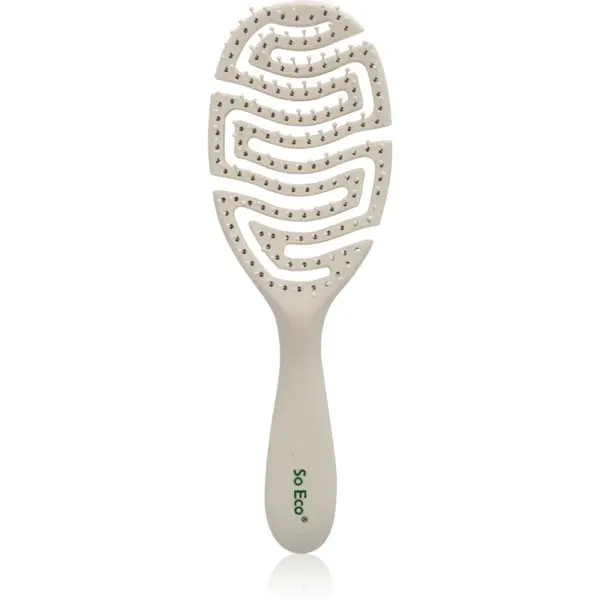 So Eco Flexi Curve Detangling Brush perie ovală pentru par usor de pieptanat 1 buc