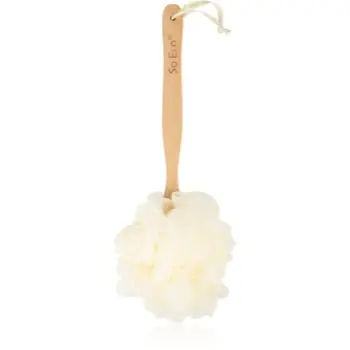 So Eco Long Handle Shower Pouf burete corp cu mâner prelungit