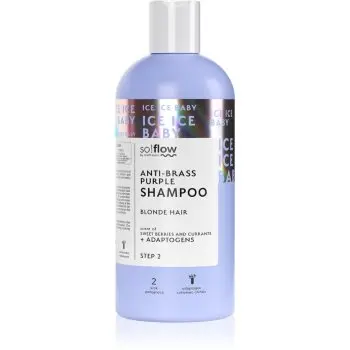 so!flow Cooling Shampoo Blonde Hair sampon violet neutralizeaza tonurile de galben
