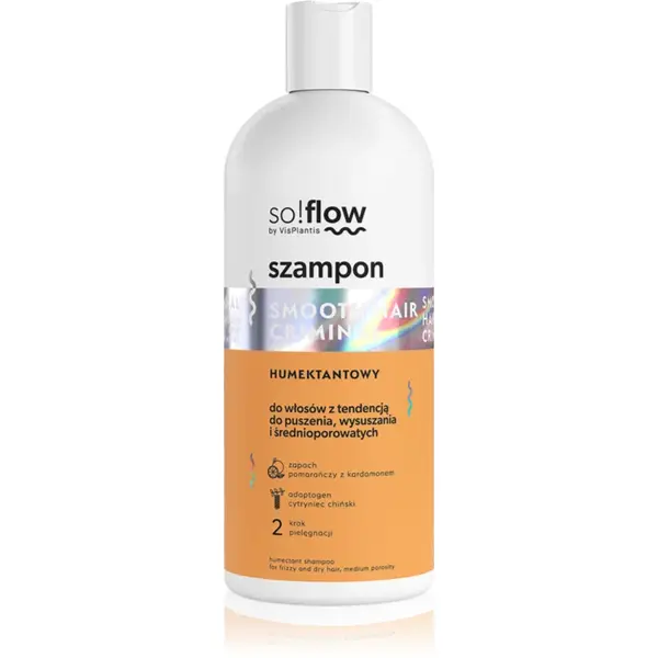 so!flow Frizzy and Dry Hair Humectant Shampoo sampon pentru indreptarea parului anti-electrizare 300 ml