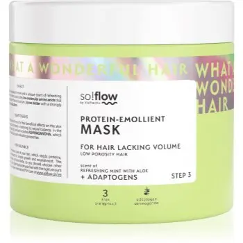 so!flow Low Porosity Hair Protein-Emollient Mask masca pentru par fara volum