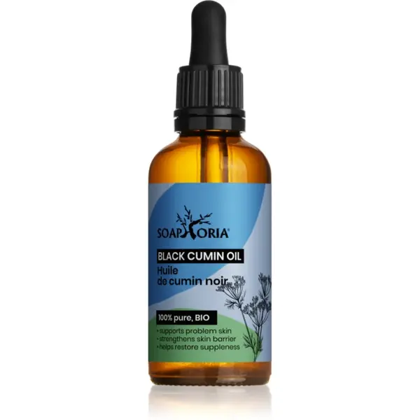 Soaphoria Organic Black Cumin Oil Ulei de chimen negru pentru ten acneic 50 ml