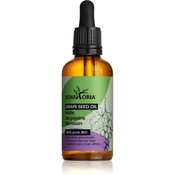 Soaphoria Organic Grape Seed Oil ulei de struguri pentru protectia tenului 50 ml