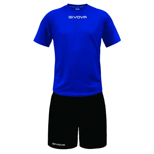 Soccer Pack S, Tricou albastru, șort negru