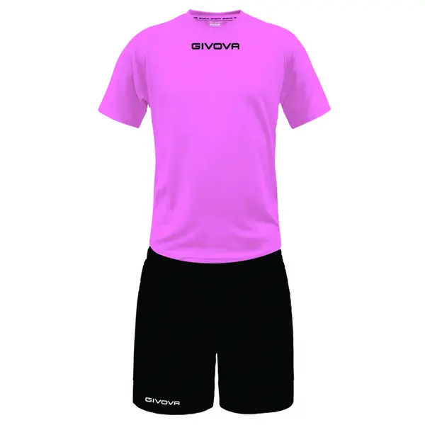 Soccer Pack S, Tricou roz, șort negru