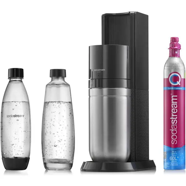 SodaStream Aparat de preparare sifon SodaStream DUO, 2 sticle, Negru
