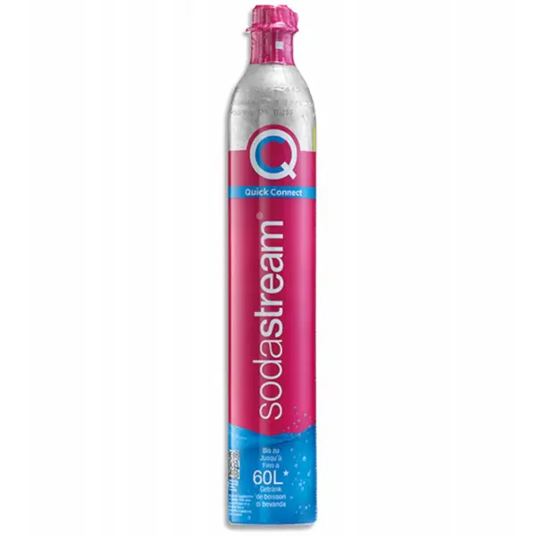 SodaStream Cartus CO2 Quick Connect pentru SodaStream, 425g, Roz