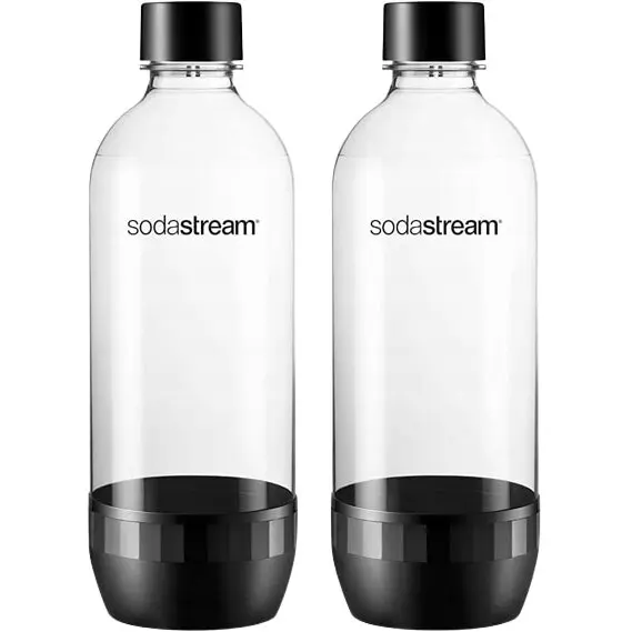 SodaStream Set 2 sticle SodaStream Tritan Twinpack, 2 x 1l, Negru