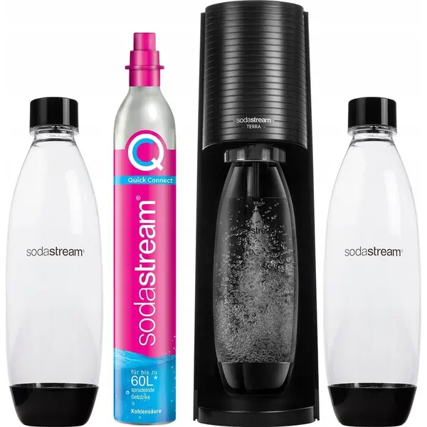 SodaStream Sifonator SodaStream Terra, Quick Connect, 2 butelii incluse, fara BPA