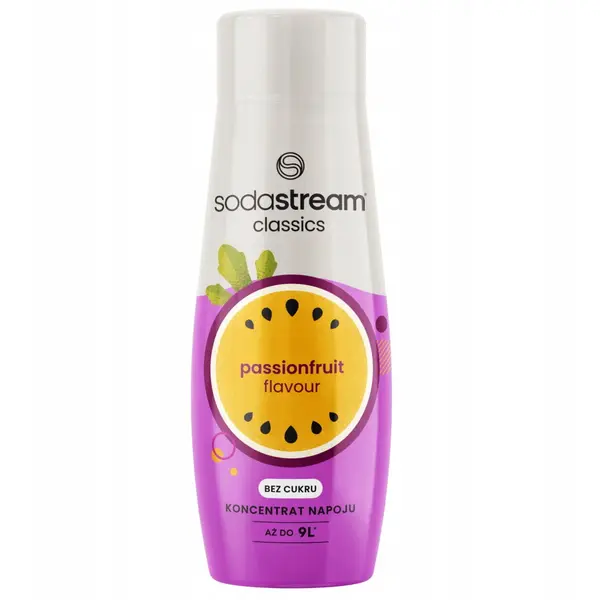SodaStream Sirop Fructul Pasiunii Fara Zahar 440 ml, ambalaj pet