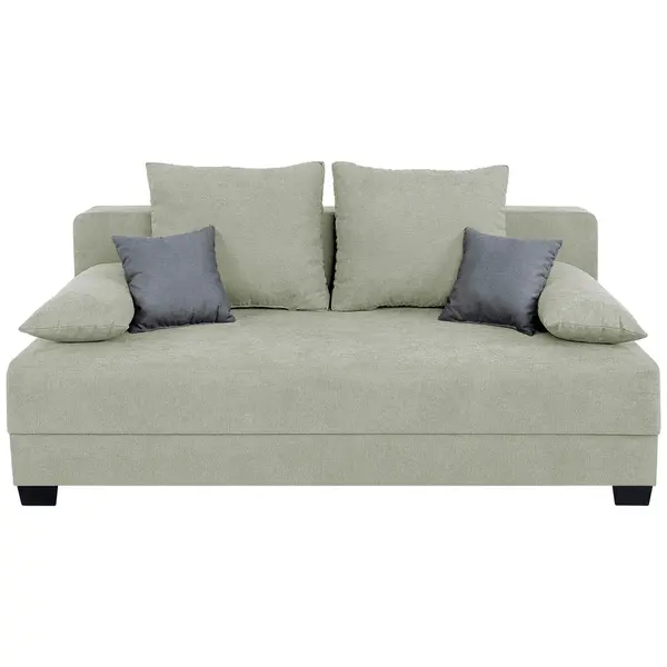 Sofa Mia Mit Schlaffunktion, textil, material pe bază de lemn, bej