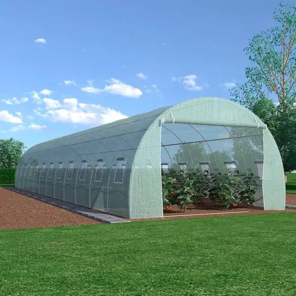 Solar gradina 10x4x2.5m, polietilena 240 g/m2, rezistenta la UV, teava 32 * 1.2mm