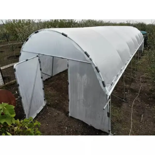 Solar gradina profesional, 14 x 3 x 2.5 m, 42 mp, structura otel galvanizat