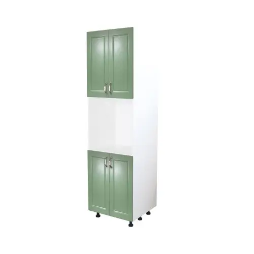 Soldat 60 cu 4 usi cu spatiu cuptor Zebra MDF verde drept