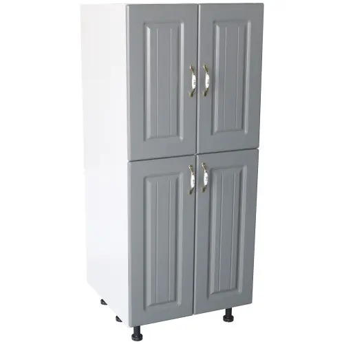 Soldat 60 cu 4 usi Zebra MDF gri dungi