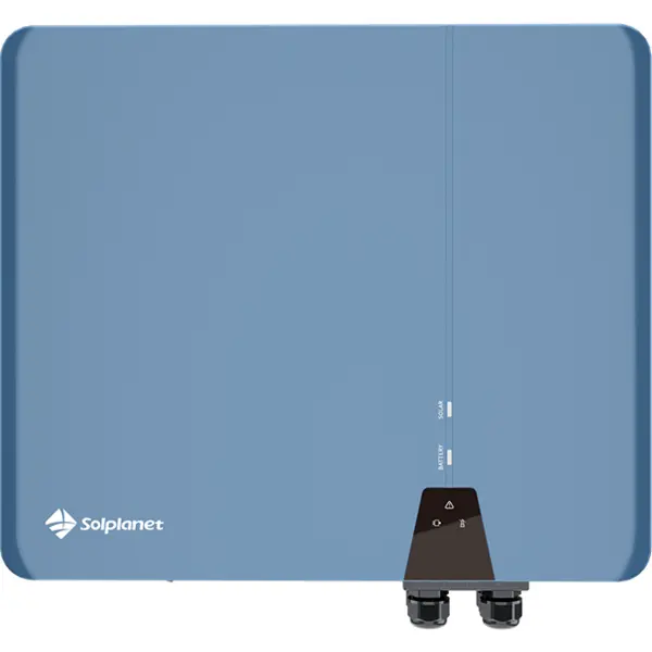 SOLPLANET Invertor solar hibrid Solplanet ASW8000H-T3, trifazat, asimetric, putere 8kW, 3 trackere MPPT, Albastru