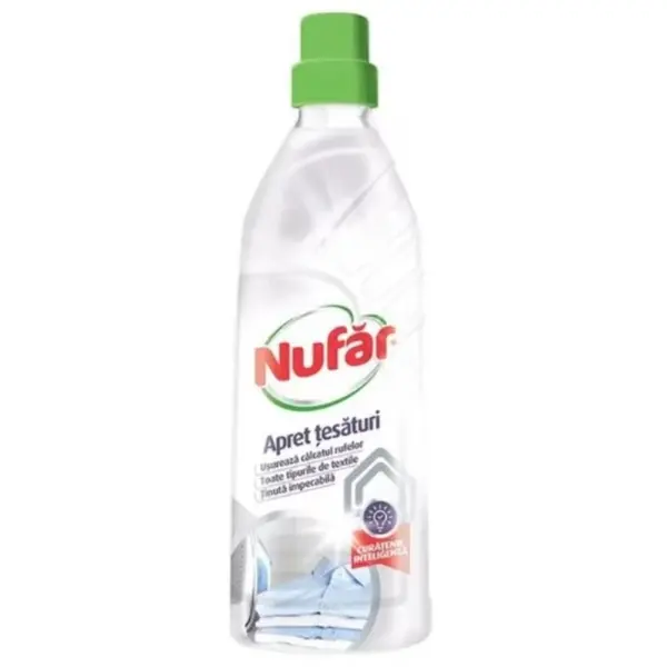 Solutie Apret pentru Tesaturi Nufar, Usureaza Calcarea, 750 ml