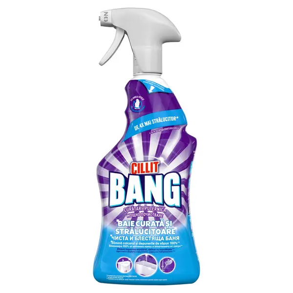 Solutie curatare baie Cillit Bang Baie curata si stralucitoare, 750ml