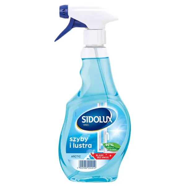Solutie curatare geamuri Arctic Sidolux Crystal , Lakma | 750 ml