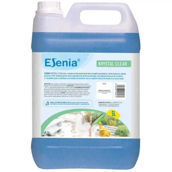 Solutie curatare geamuri - Esenia Krystal Clear 5 litri Solutie curatare geamuri - Esenia Krystal Clear 5 litri