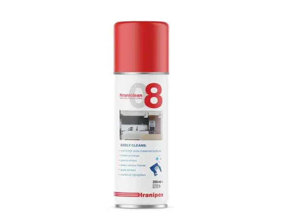 Solutie de curatat spray HRANICLEAN 08, suprafete delicate, 200 ml