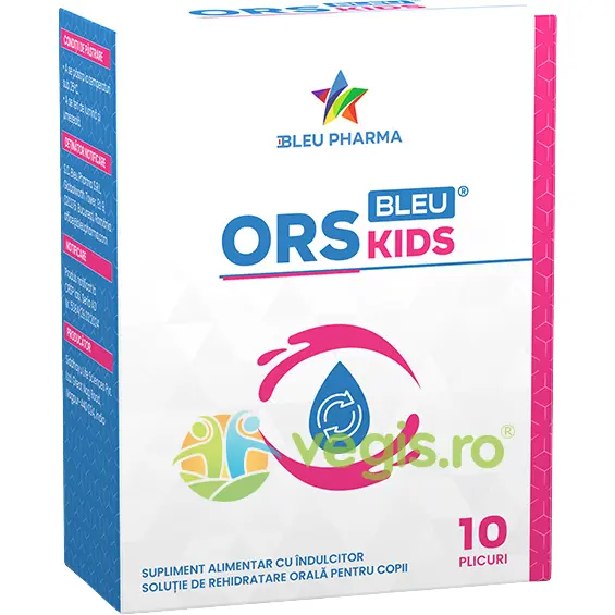 Solutie de Rehidratare OrsBleu Kids 10 plicuri