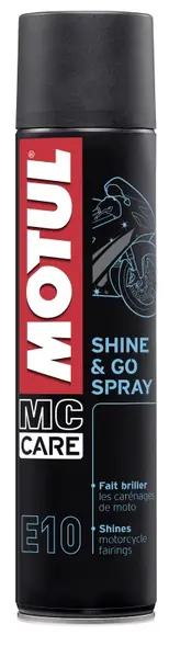 Solutie intretinere plastice MOTUL MC CARE E10 SHINE & GO SPRAY 400ml