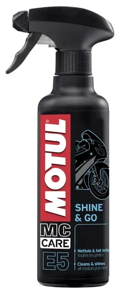 Solutie intretinere plastice MOTUL MC CARE E5 SHINE & GO 400ml