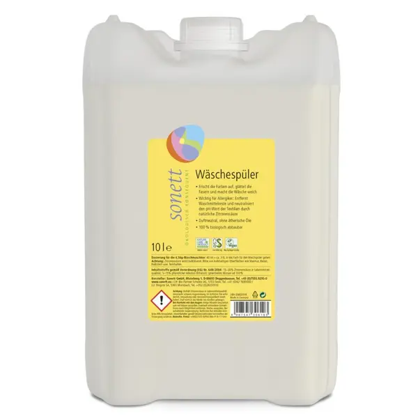 Solutie pentru clatirea rufelor ecologica 10l Sonett