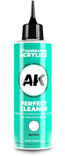 Solutie pentru curățarea pensulelor și a aerografului AK Interactive - 3Gen Perfect Cleaner (AK11505) (250 ml)