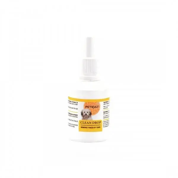 Solutie pentru Igiena Ochilor Petkult Clean Drop, 40 ml