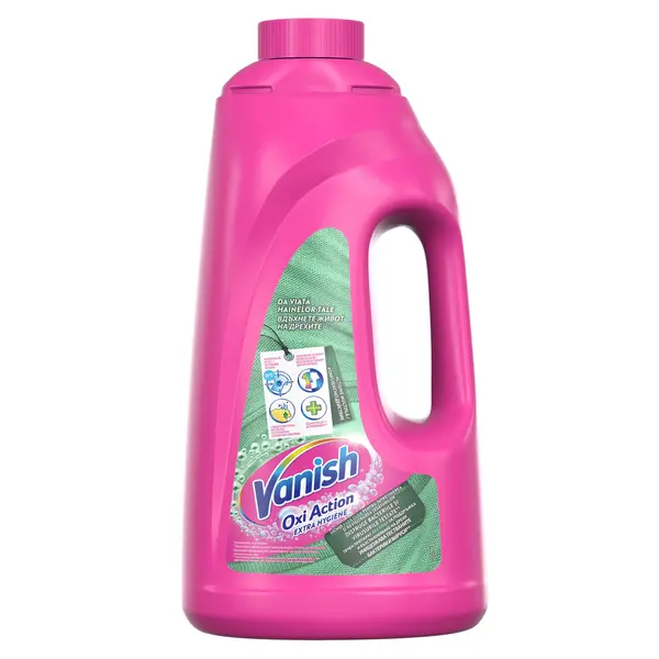 Solutie pentru indepartarea petelor & dezinfectarea hainelor Vanish Extra Hygiene, 1.88L