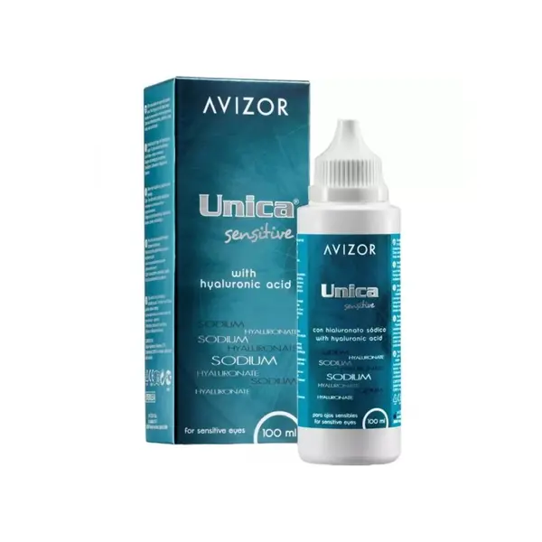 Solutie pentru intretinerea lentilelor de contact Unica Sensitive, 100 ml
