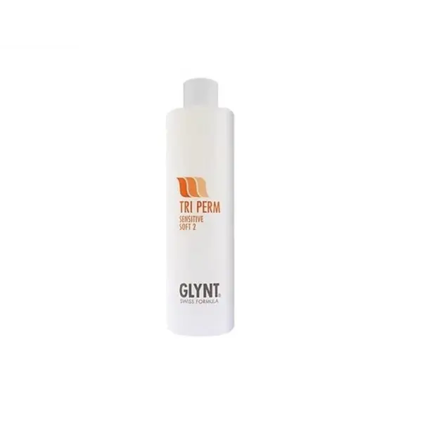 Solutie pentru ondularea permanenta pentru parul vopsit si sensibil TRI PERM Sensitive Soft 2 Glynt, 500 ml