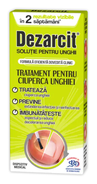 Solutie pentru tratament ciuperca unghiei, 5ml, Dezarcit