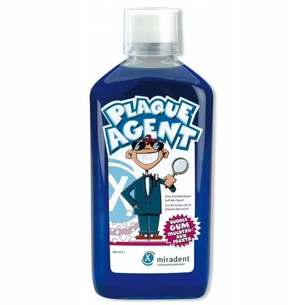 Solutie Revelatoare Placa Bacteriana, Miradent, Plaque Agent, pentru Controlul Placii Bacteriene, 500ml